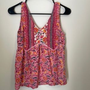 XS Floral Tank Top